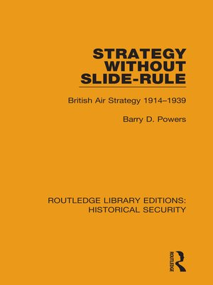 cover image of Strategy Without Slide-Rule